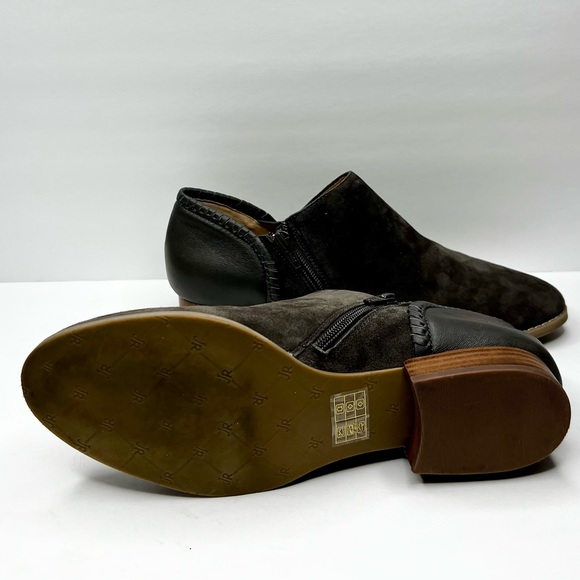 Jack Rogers Womens Avery Blocked Ankle Bootie Gray 9 - Picture 9 of 10